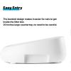 imageNeakasa Cat Pedal Step Stool with Filter Function Easy Clean Litter Ramp Litter Trapper for M1 OpenTop Self Cleaning Cat Litter Box White