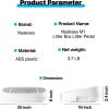 imageNeakasa Cat Pedal Step Stool with Filter Function Easy Clean Litter Ramp Litter Trapper for M1 OpenTop Self Cleaning Cat Litter Box White