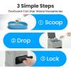 imageNeakasa Open Top Cat Litter Box with PooGuard Trash Can  92L for Cat Litter Dog Waste ampamp Diapers