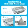 imageNeakasa Replaced Waste Bags2 Rolls Cat Litter Waste Receptacles Bags for M1 OpenTop SelfCleaning Cat Litter BoxM1 waste bag