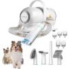 imageNeakasa P2 Pro Dog Grooming Kit Dog Clippers Vacuum Suction 99 Hair Pet Grooming with 5 Proven Tools 2L LargeCapacity Easy Empty Dustbin for Dogs Cats AnimalsWhite