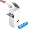 imageNeakasa PooGuard Litter Disposal Bin 92L Trash Can for Cat Litter Dog Waste ampamp Diapers with Viewing Window Wider Opening and 4Month Refill Bag GreyWhite
