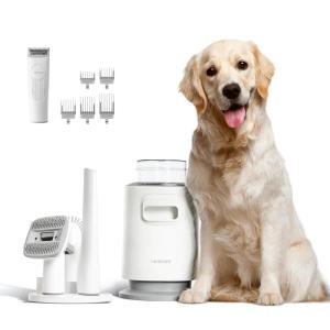 imageNeakasa P0 Pro Dog Grooming Vacuum for Shedding 66lbs Lightweight Portable Grooming Kit Low Noise Dog Clippers Pet Hair Remover for Cats1L