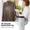 imageNeakasa Magic 1 Vacuum Steamer Handheld Travel Garment Steamer for Clothes 2300Pa Suction for Clothes Grips Steamer Iron 2 In 1 for 110120V Use SilverWhite
