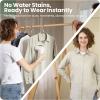 imageNeakasa Magic 1 Vacuum Steamer Handheld Travel Garment Steamer for Clothes 2300Pa Suction for Clothes Grips Steamer Iron 2 In 1 for 110120V Use SilverWhite