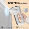 imageNeakasa Magic 1 Vacuum Steamer Handheld Travel Garment Steamer for Clothes 2300Pa Suction for Clothes Grips Steamer Iron 2 In 1 for 110120V Use SilverWhite