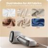 imageNeakasa Magic 1 Vacuum Steamer Handheld Travel Garment Steamer for Clothes 2300Pa Suction for Clothes Grips Steamer Iron 2 In 1 for 110120V Use SilverWhite
