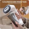 imageNeakasa Magic 1 Vacuum Steamer Handheld Travel Garment Steamer for Clothes 2300Pa Suction for Clothes Grips Steamer Iron 2 In 1 for 110120V Use SilverWhite